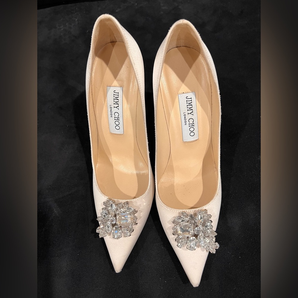 Jimmy Choo bridal heels